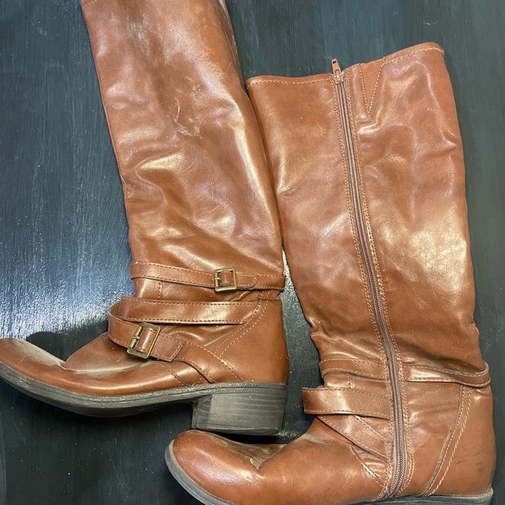 Arizona faux leather knee high boot